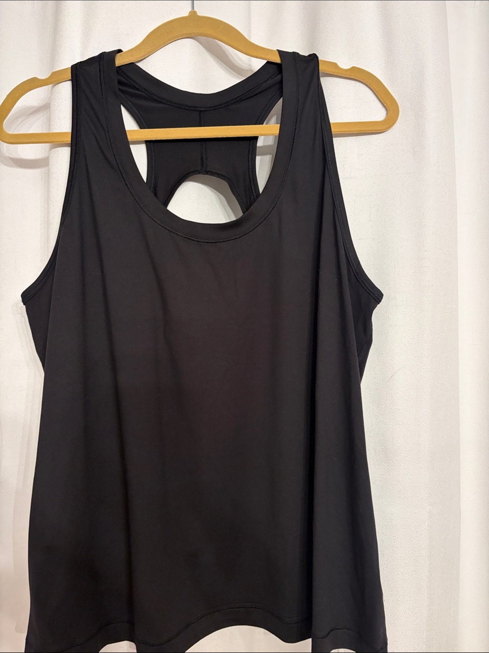 Athleta Black Racerback Performance Tank